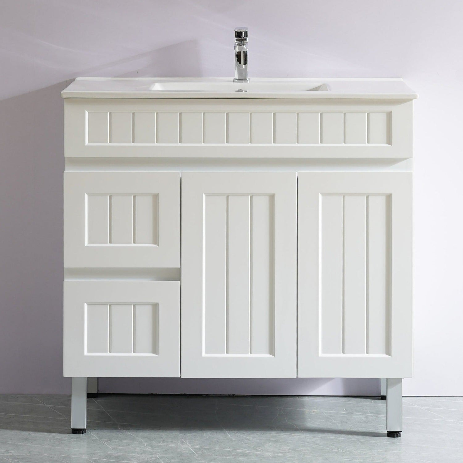 acacia-shaker-floor-pvc-vanity-900mm-right-left-drawer