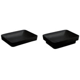 Logan Soft Matt Black Basin (Rectangle: 500x370x140mm)