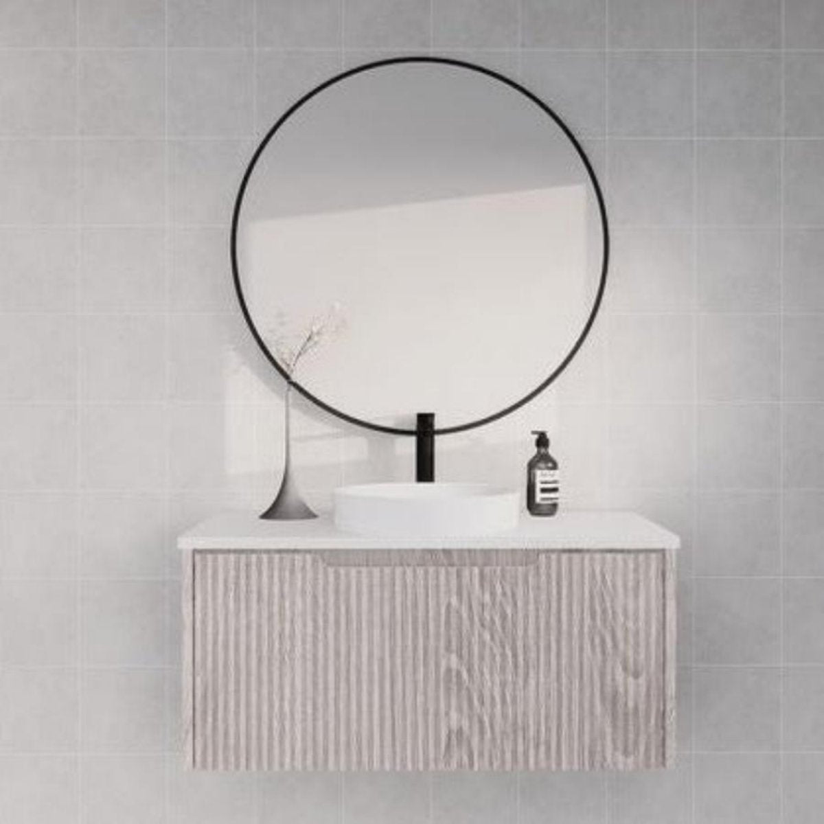 ABS VIENNA Wall Hung Vanity 900mm (White Oak)
