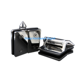 Hinge - 180° Glass to Glass - Heavy Duty Spring