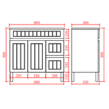 acacia-shaker-floor-pvc-vanity-900mm-right-left-drawer