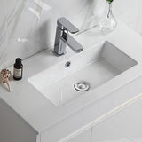 MAYA Slim Free Standing Vanity Gloss White 750/900