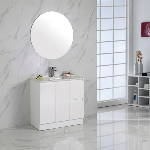 ALICE Freestanding Vanity Gloss White (All Sizes)