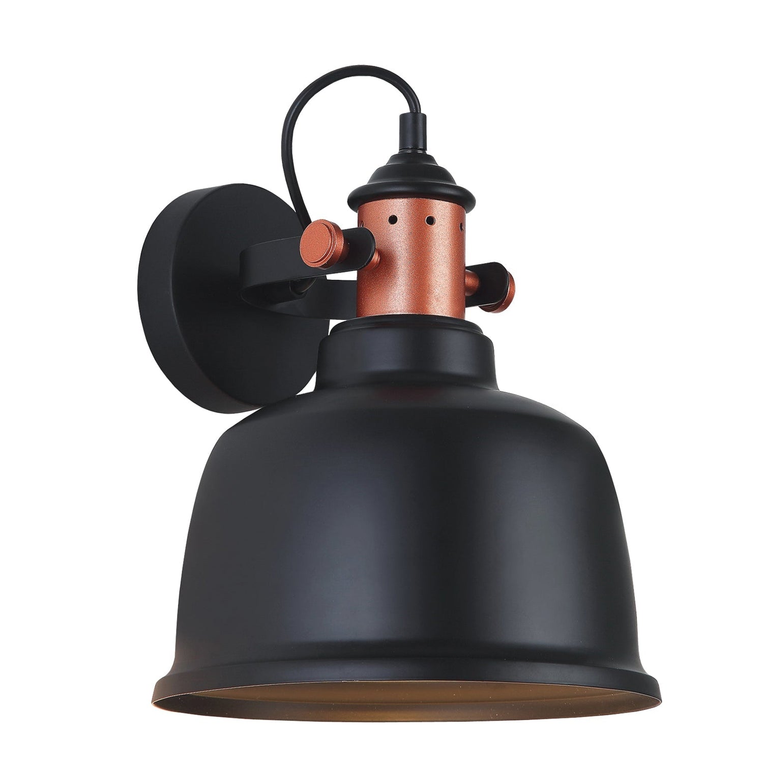 ALTA: Interior Bell Adjustable Bell With Copper Highlights Wall Lights
