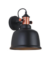ALTA: Interior Bell Adjustable Bell With Copper Highlights Wall Lights