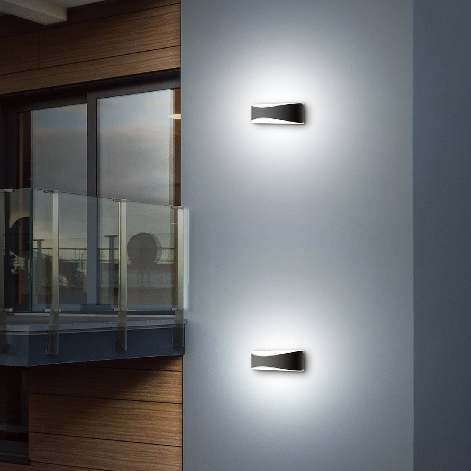 APIS: LED Exterior Surface Mounted  Up/Down Wall Lights IP65