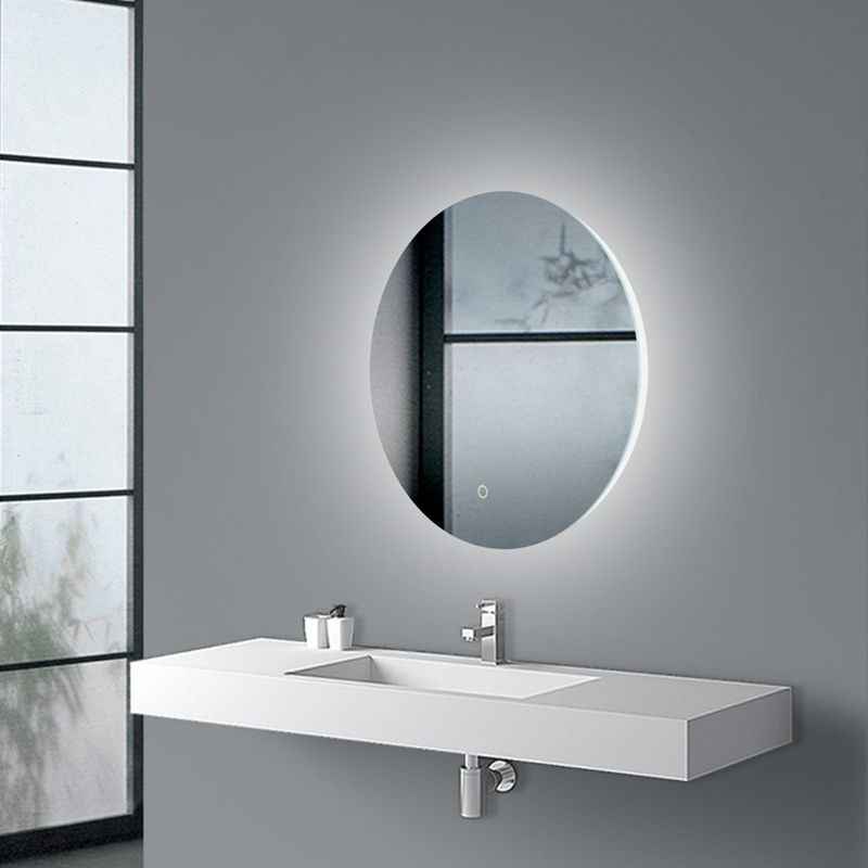 AQUA LED Round Frameless Mirror 600x600mm