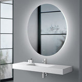 AQUA LED Round Frameless Mirror 900x900mm