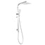 AQU 10" Square Shower Station Top Water Inlet - Brushed Nickel
