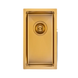 AQU Brushed Brass Kitchen Sink (250x450x215)