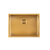 AQU Brushed Brass Kitchen Sink (600x450x300)