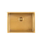 AQU Brushed Brass Kitchen Sink Set (600x450x230)