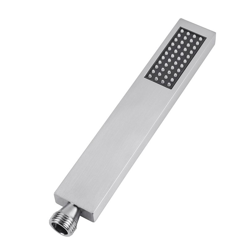 AQU Brass Square Handheld Shower Spray Head - Brushed Nickel