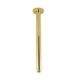 Pentro Round Ceiling Shower Arm 400mm - Brushed Brass