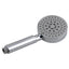 AQU 5 Function Round Handheld Shower - Chrome