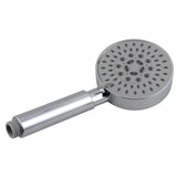 AQU 5 Function Round Handheld Shower - Chrome