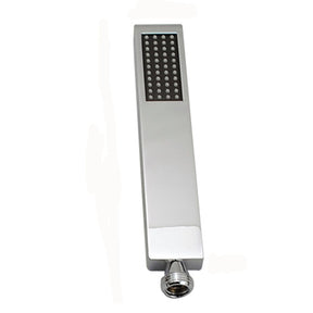 AQU Brass Square Handheld Shower Spray Head - Chrome