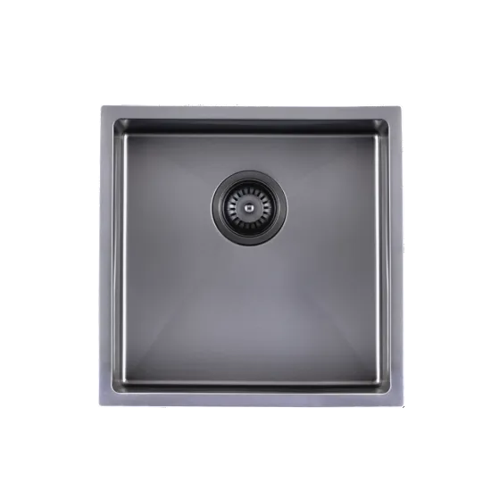 AQU Gunmetal Kitchen Sink (440x440x205)