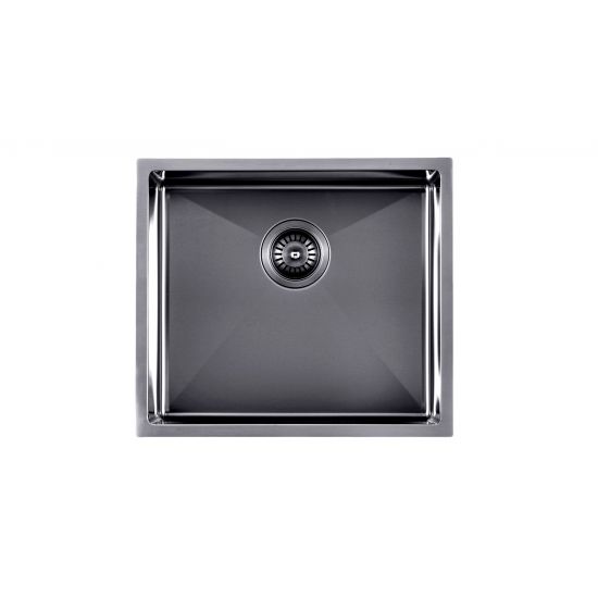 AQU Gunmetal Kitchen Sink Kit (500x440x230)