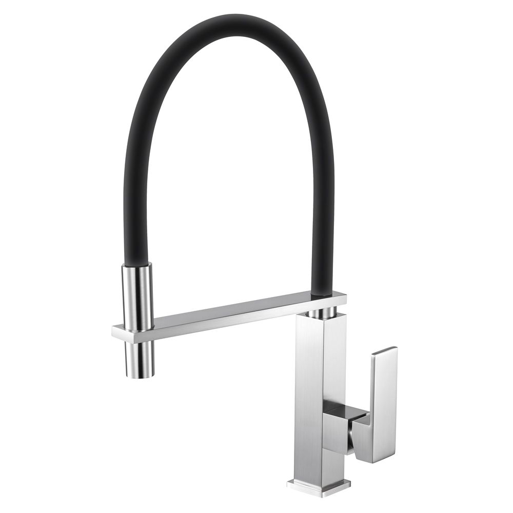 AQU Kitchen Sink Mixer Tap - Brushed Nickel