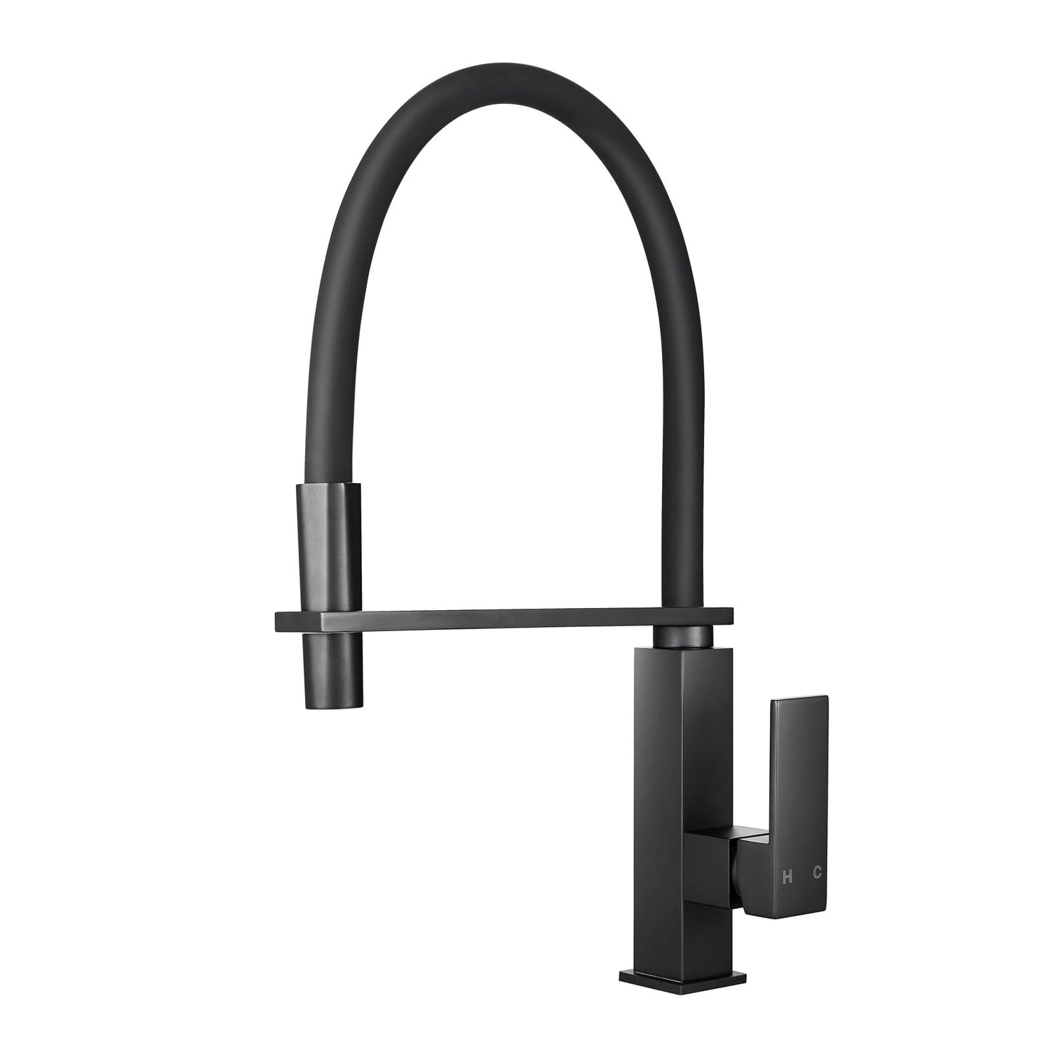 AQU Kitchen Sink Mixer Tap - Matte Black