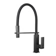AQU Kitchen Sink Mixer Tap - Matte Black