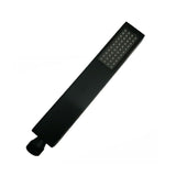 AQU Brass Square Handheld Shower Spray Head - Matte Black