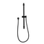 AQU Round Black Hand held Shower Rail