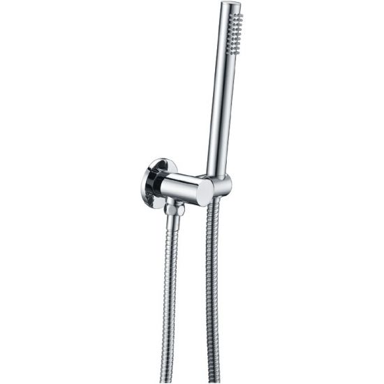 AQU Round Hand Held Shower Set - Chrome