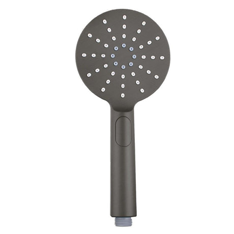 AQU Round ABS 3 Function Handheld Shower - Brushed Gun Metal