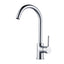 AQU Round Standard Kitchen Sink Mixer Tap - Chrome