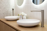 AQU RUSHY Tall Basin Mixer - Brushed Nickel