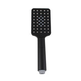 AQU Square 3 Functions Rainfall Handheld Shower Head - Black