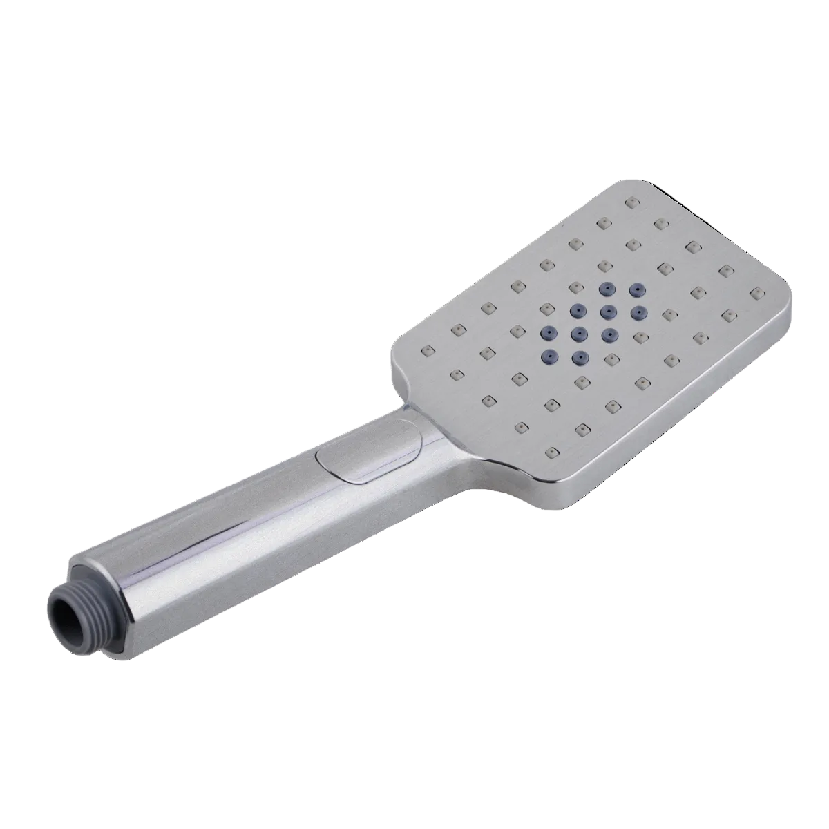 AQU Square 3 Functions Rainfall Handheld Shower Head - Brushed Nickel
