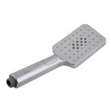 AQU Square 3 Functions Rainfall Handheld Shower Head - Brushed Nickel