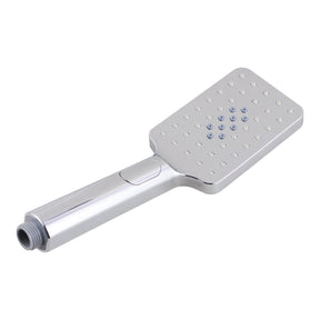 AQU Square 3 Functions Rainfall Handheld Shower Head - Chrome