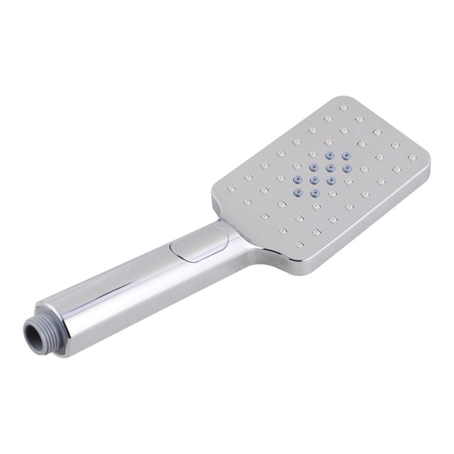 AQU Square 3 Functions Rainfall Handheld Shower Head - Chrome