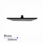AQU 250mm Shower Head - Black
