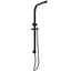 AQU Square Shower Station Without Shower Head And Handheld Shower - Black