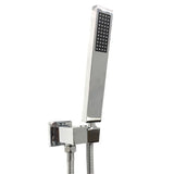 Square Hand Held Shower Set - Chrome