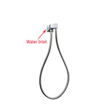 AQU Square Shower Holder Wall Connector Hose Only - Chrome