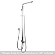 AQU Square Shower Station Without Shower Head And Handheld Shower - Chrome