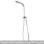 AQU Square Shower Station Without Shower Head And Handheld Shower - Chrome