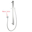 AQU Shower Rail Without Handheld Shower - Chrome