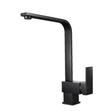 AQU Square Kitchen Mixer (Matte Black)