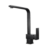 AQU Square Kitchen Mixer (Matte Black)