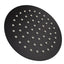 AQU Super Slim Round Rainfall Shower Head 200mm - Black