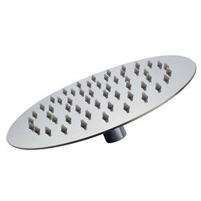 AQU Super Slim Round Rainfall Shower Head 200mm - Chrome
