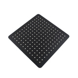 AQU Super Slim Square Rainfall Shower Head 300mm - Black