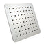 AQU Super Slim Square Rainfall Shower Head 200mm - Chrome